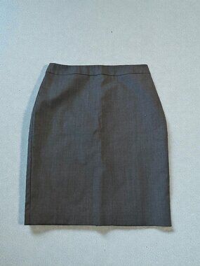 ANN TAYLOR Gray Pencil Skirt Size 2 Petite
